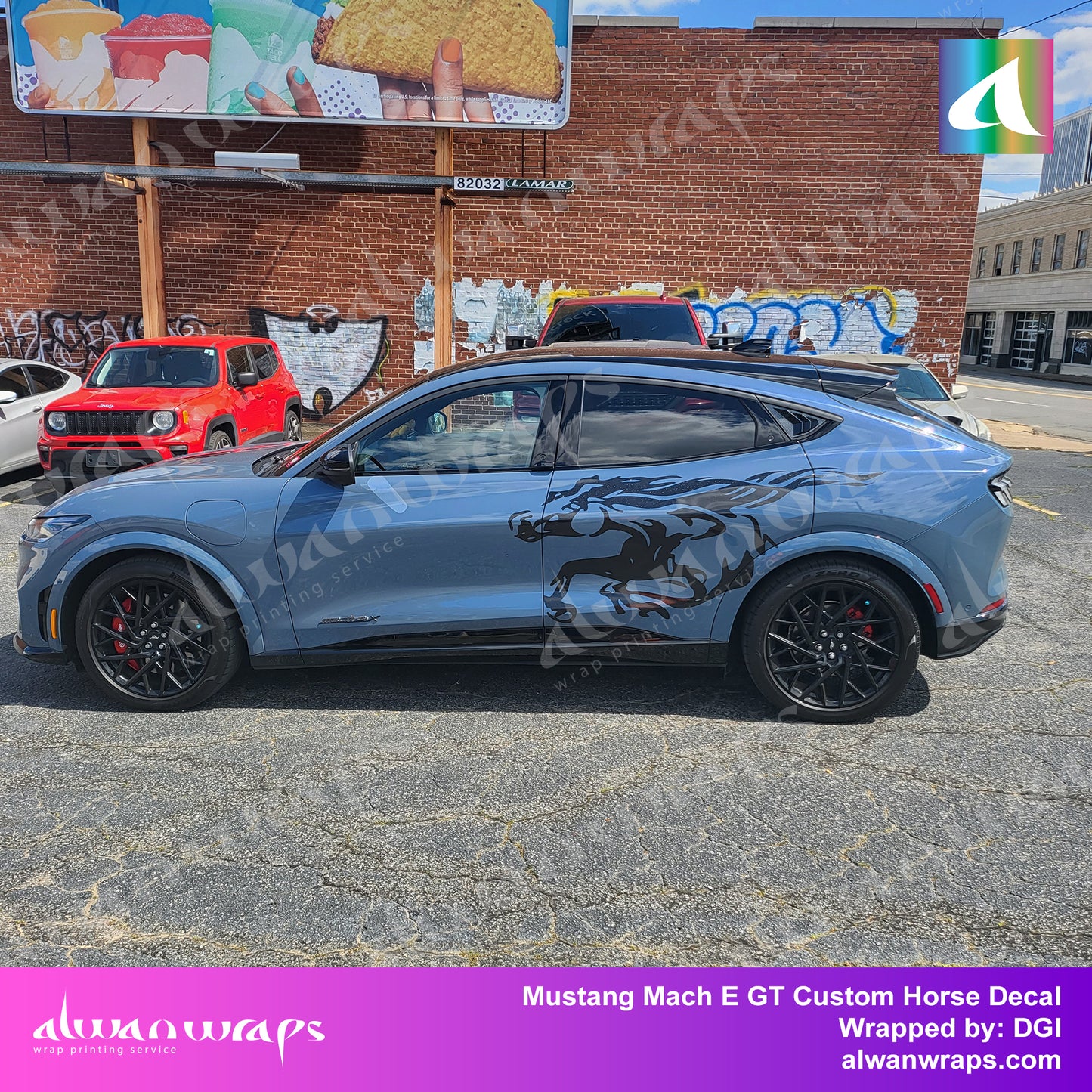 custom horse decal
