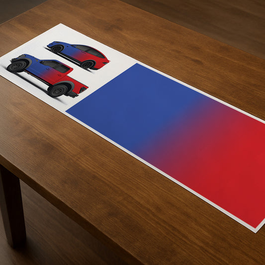Universal Fade Wrap Sample Print
