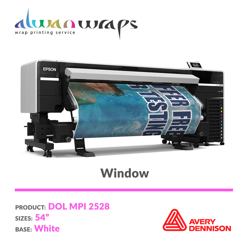 Avery Dennison MPI 2528 Perforated Window Film