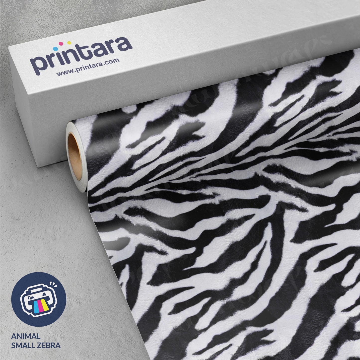 Animal Print Small Zebra Vinyl Wrap