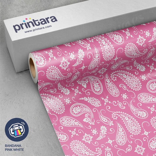 Bandana Pink & White Vinyl Wrap