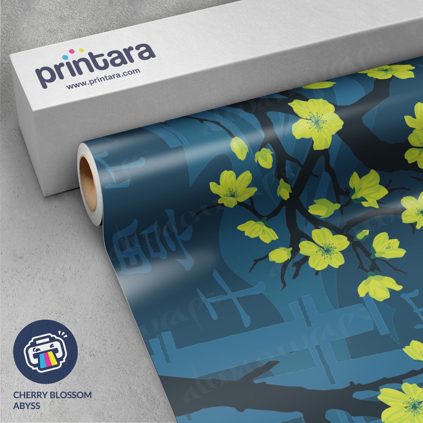 Printara Cherry Blossom Abyss Vinyl Wrap