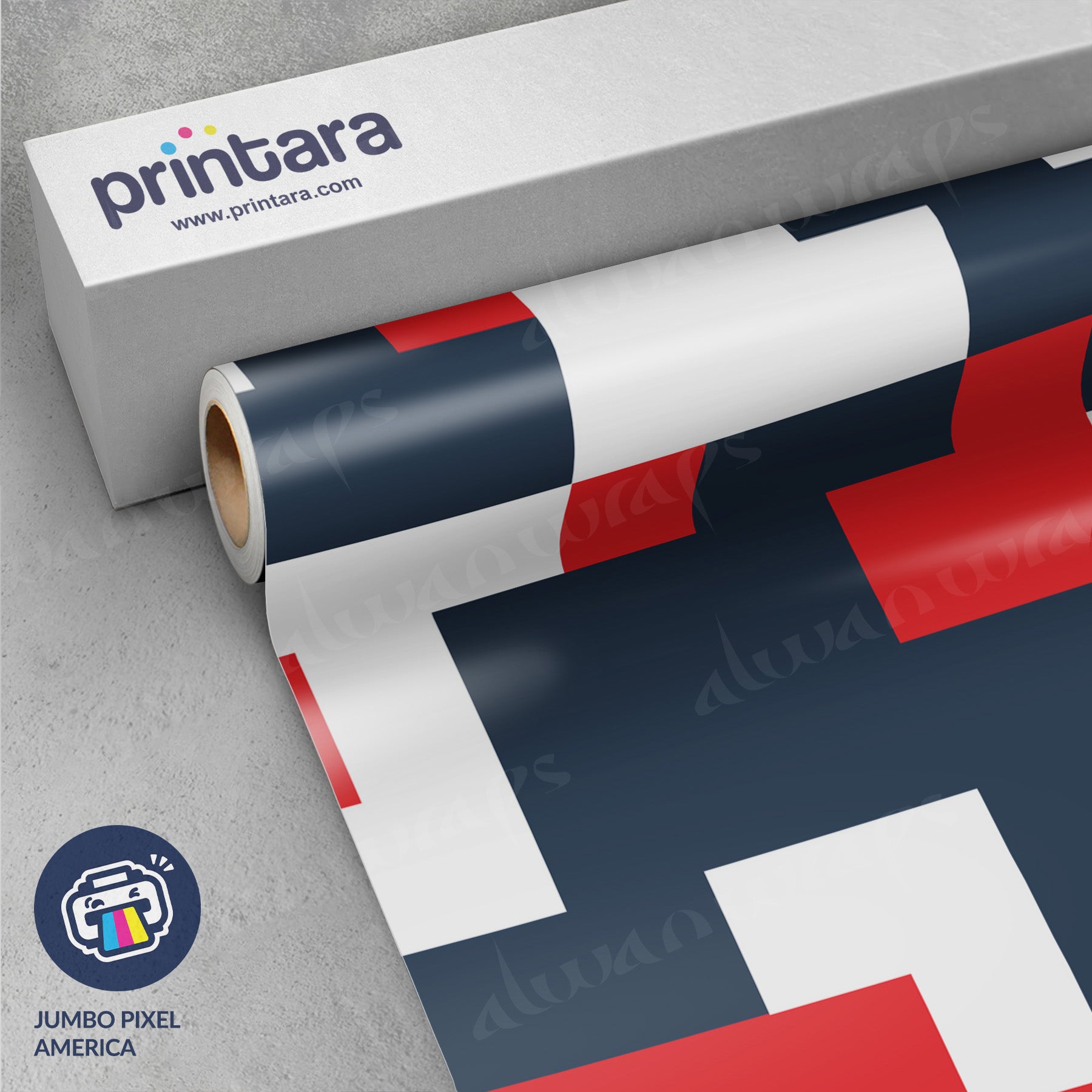 Jumbo Pixel America Vinyl Wrap