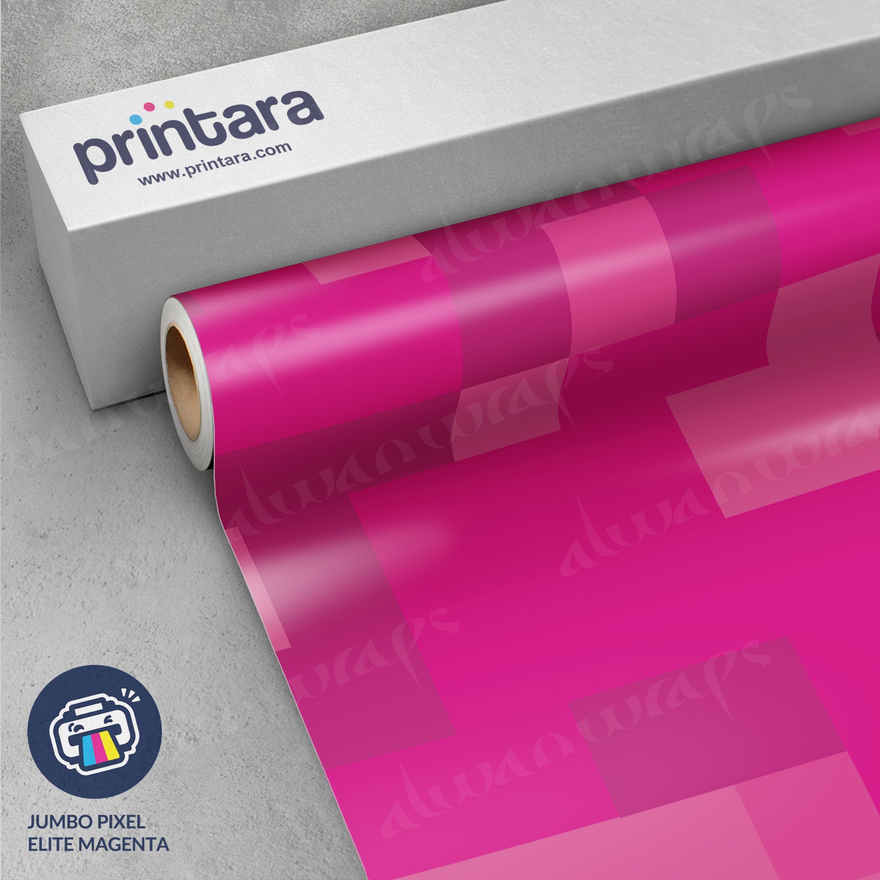 Jumbo Pixel Elite Magenta Vinyl Wrap