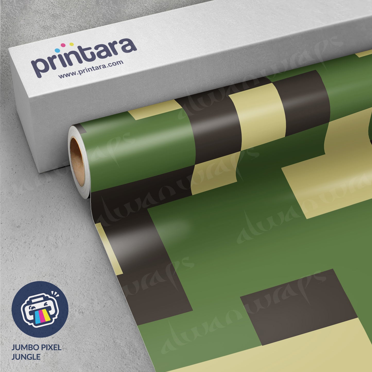 Jumbo Pixel Jungle Vinyl Wrap