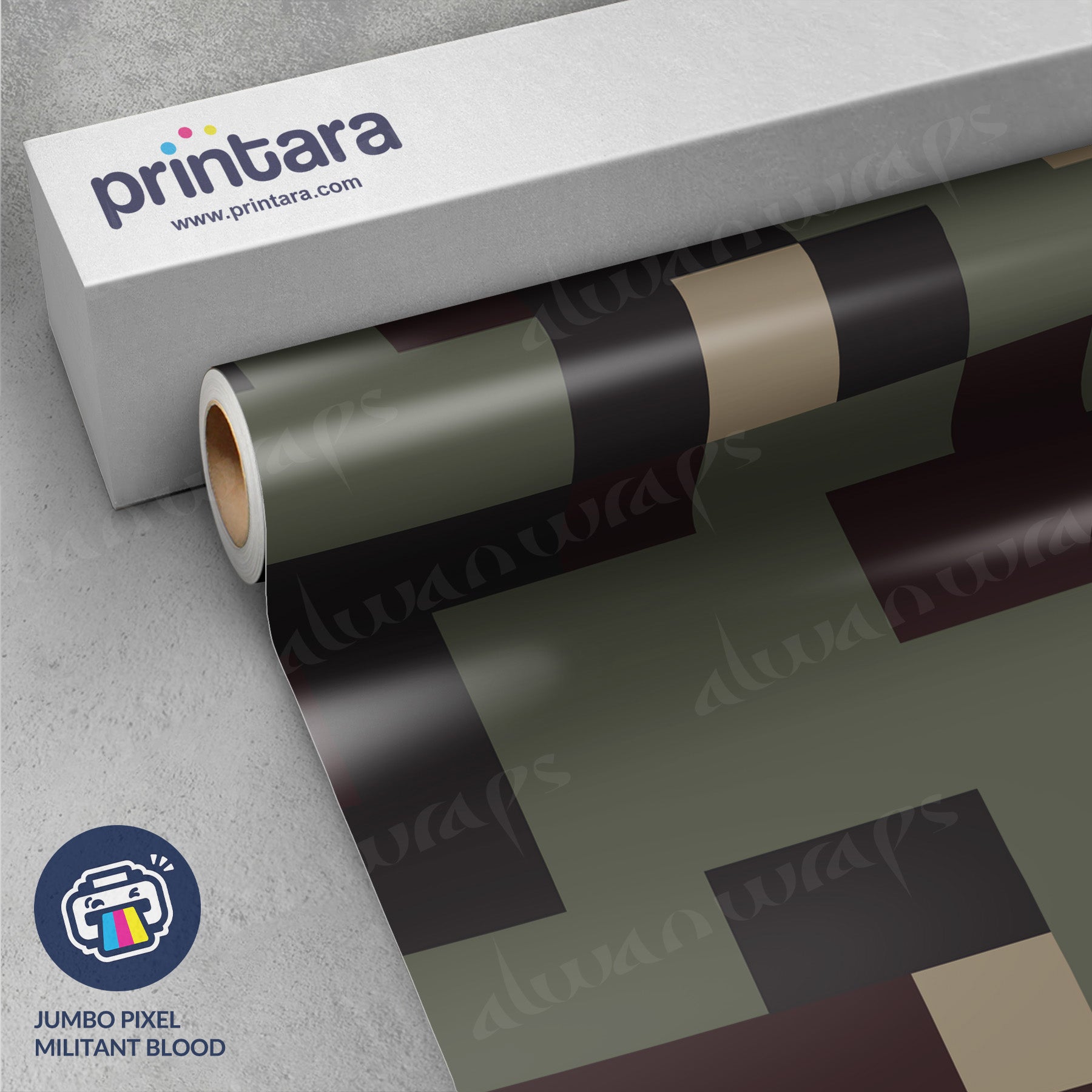Jumbo Pixel Militant Blood Vinyl Wrap