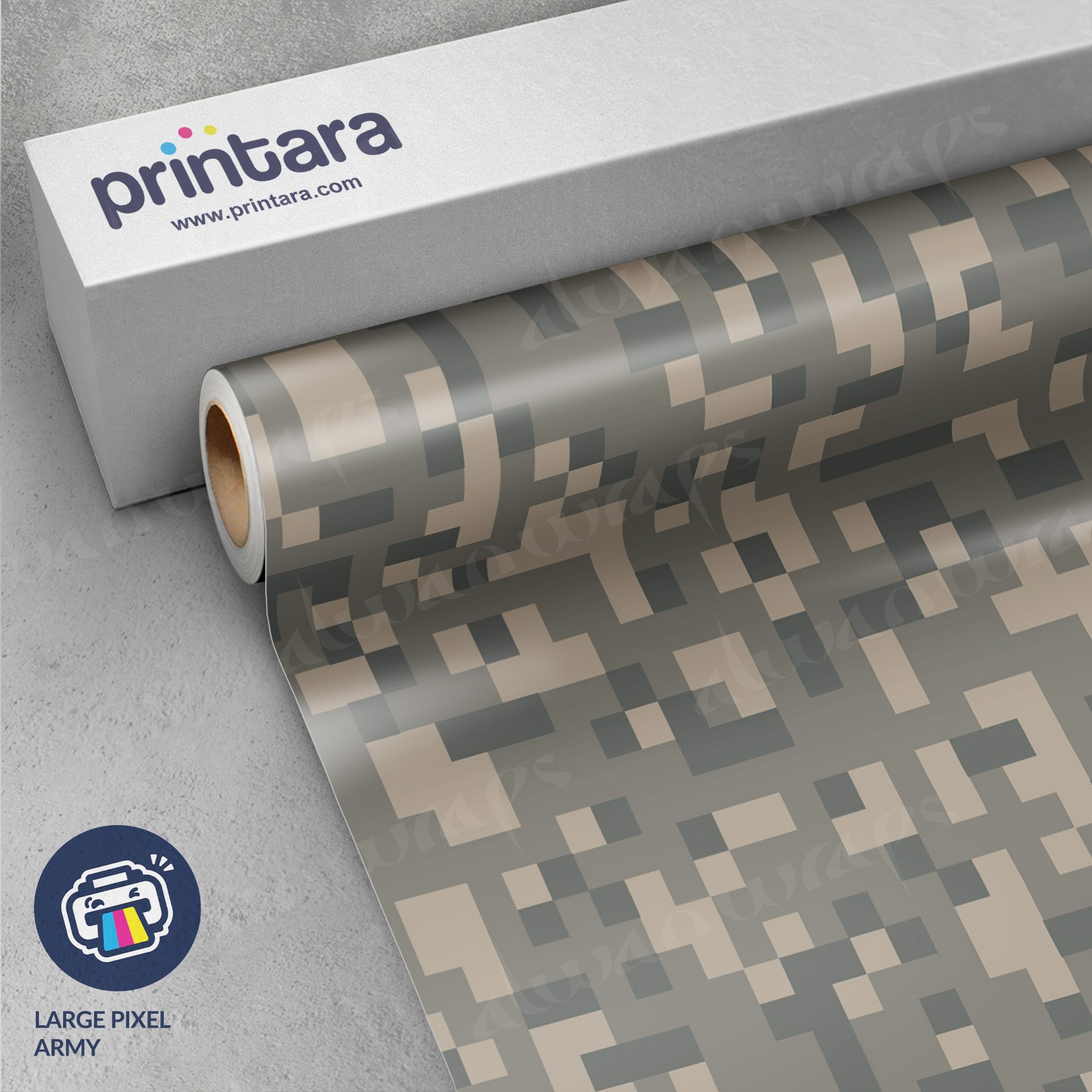 Large Pixel Army Vinyl Wrap