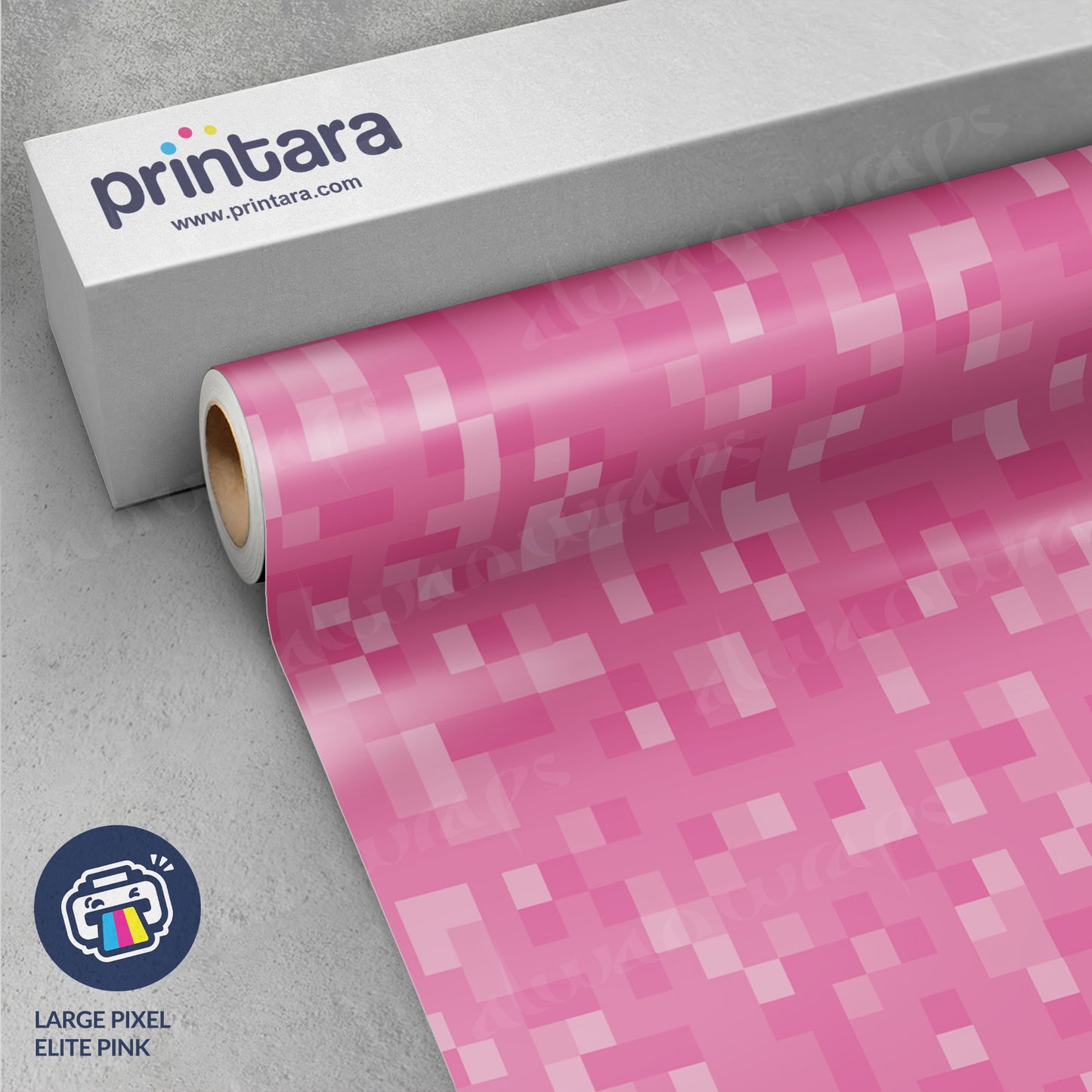 Large Pixel Elite Pink Vinyl Wrap