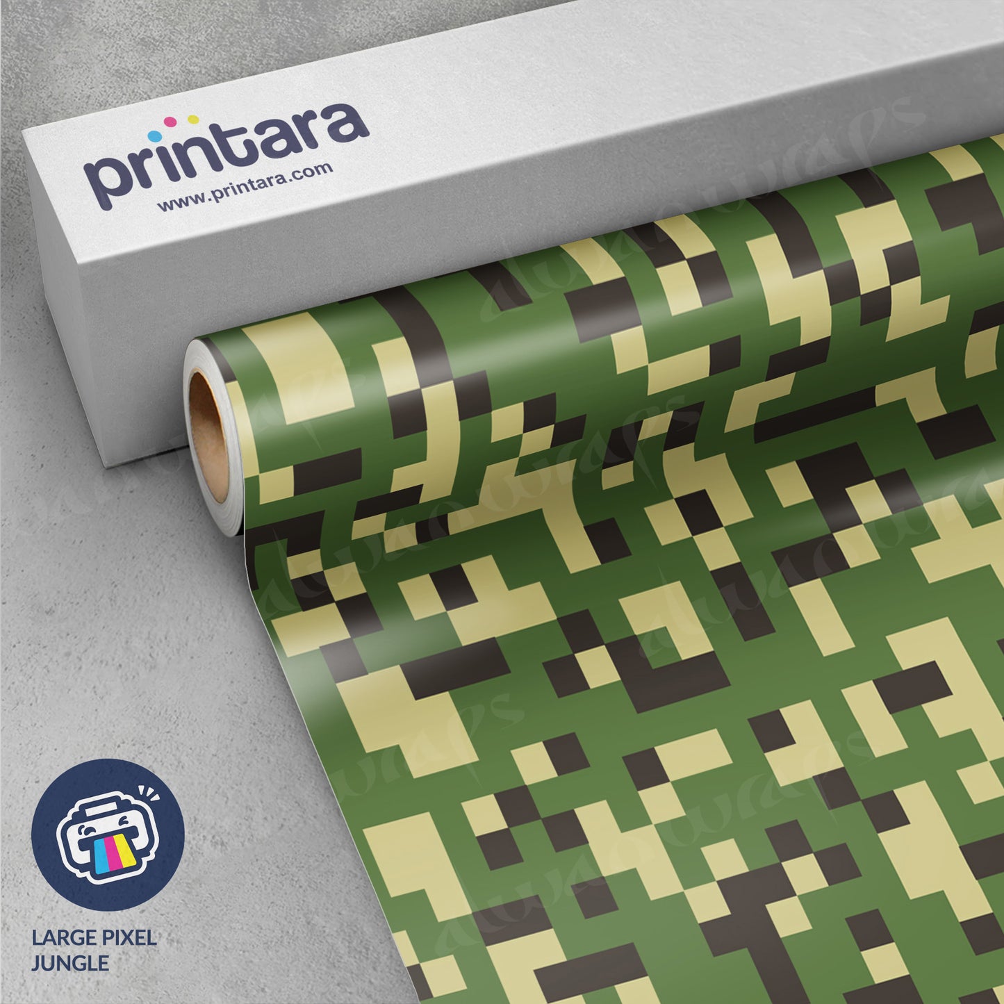 Large Pixel Jungle Vinyl Wrap