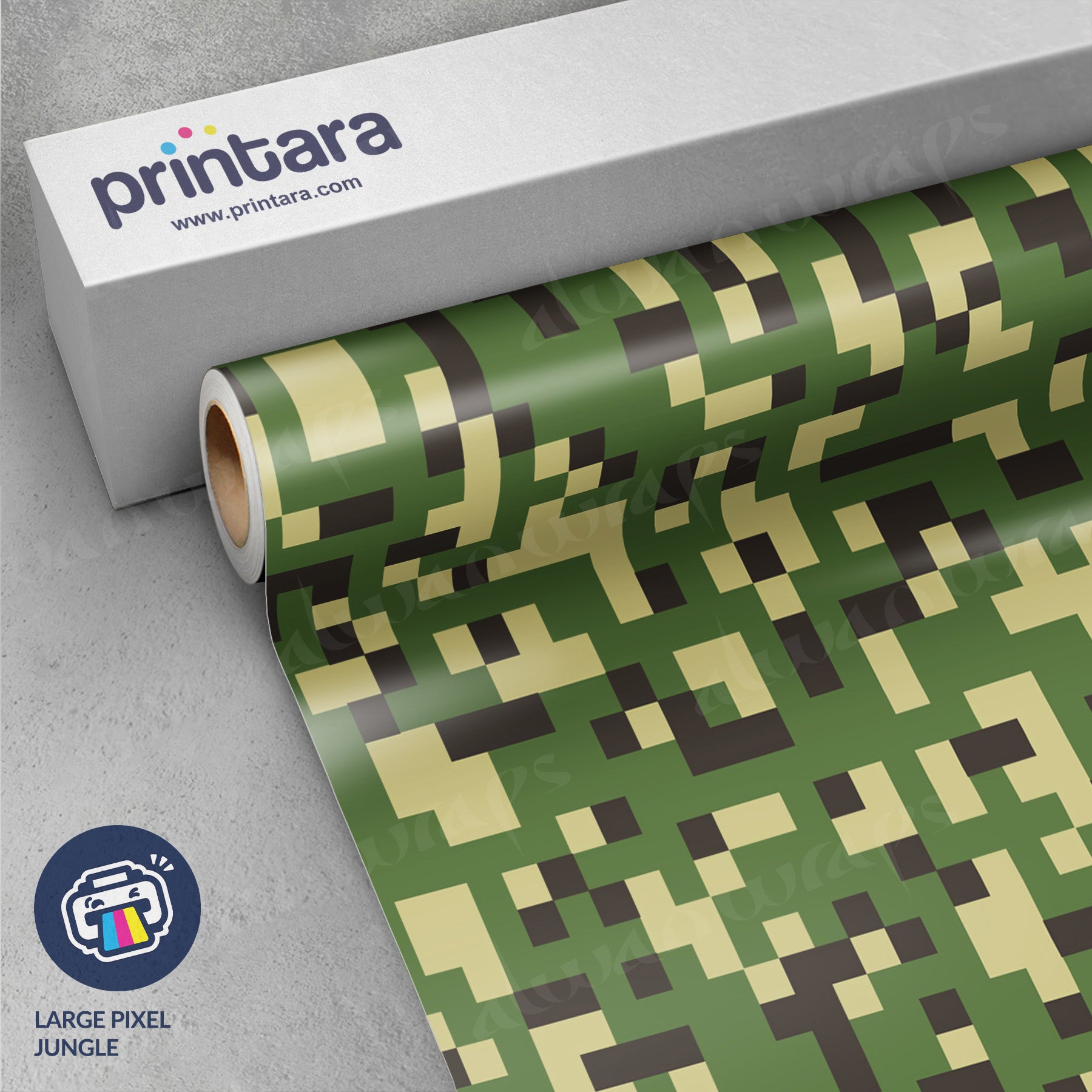 Large Pixel Jungle Vinyl Wrap