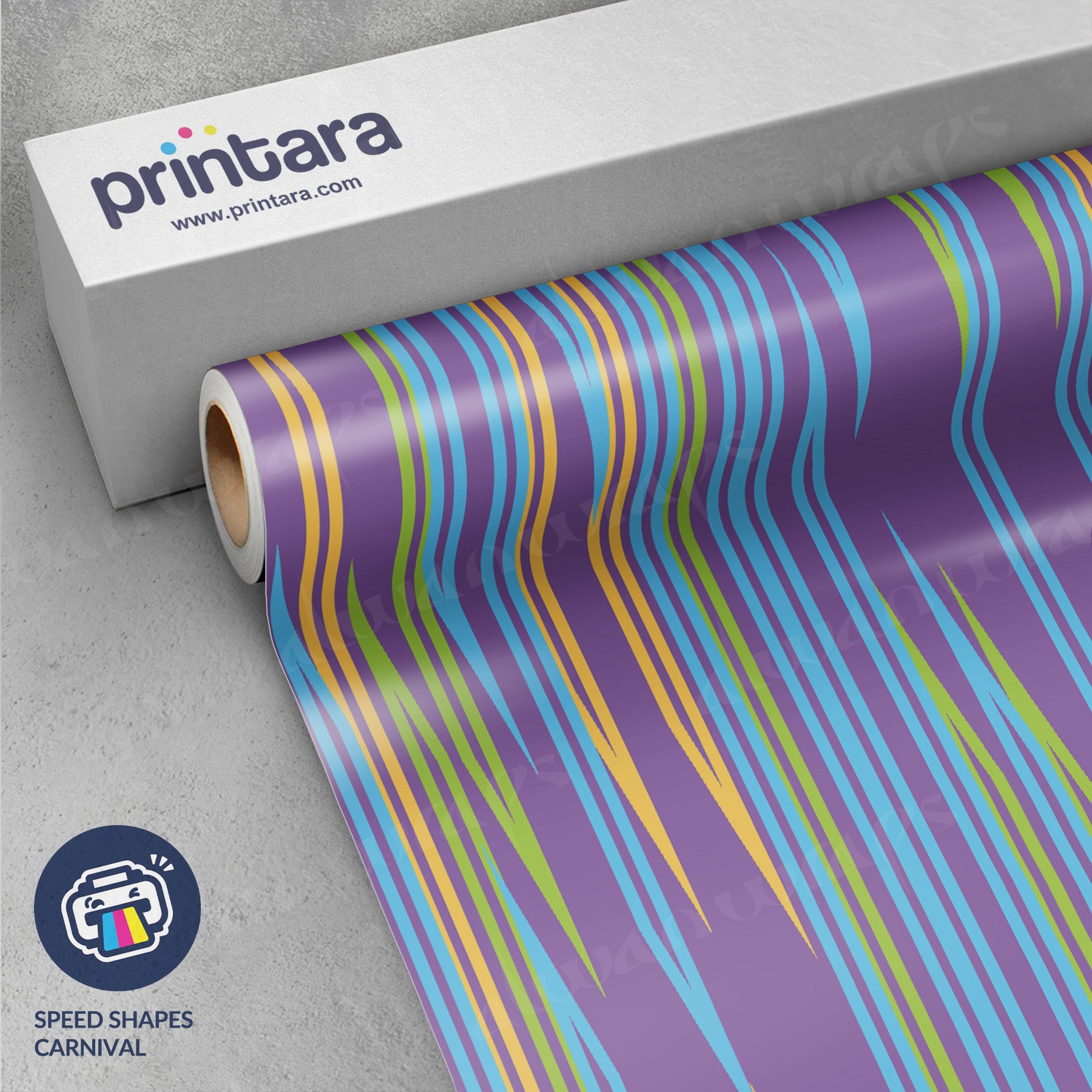 Speed Shapes Carnival Vinyl Wrap