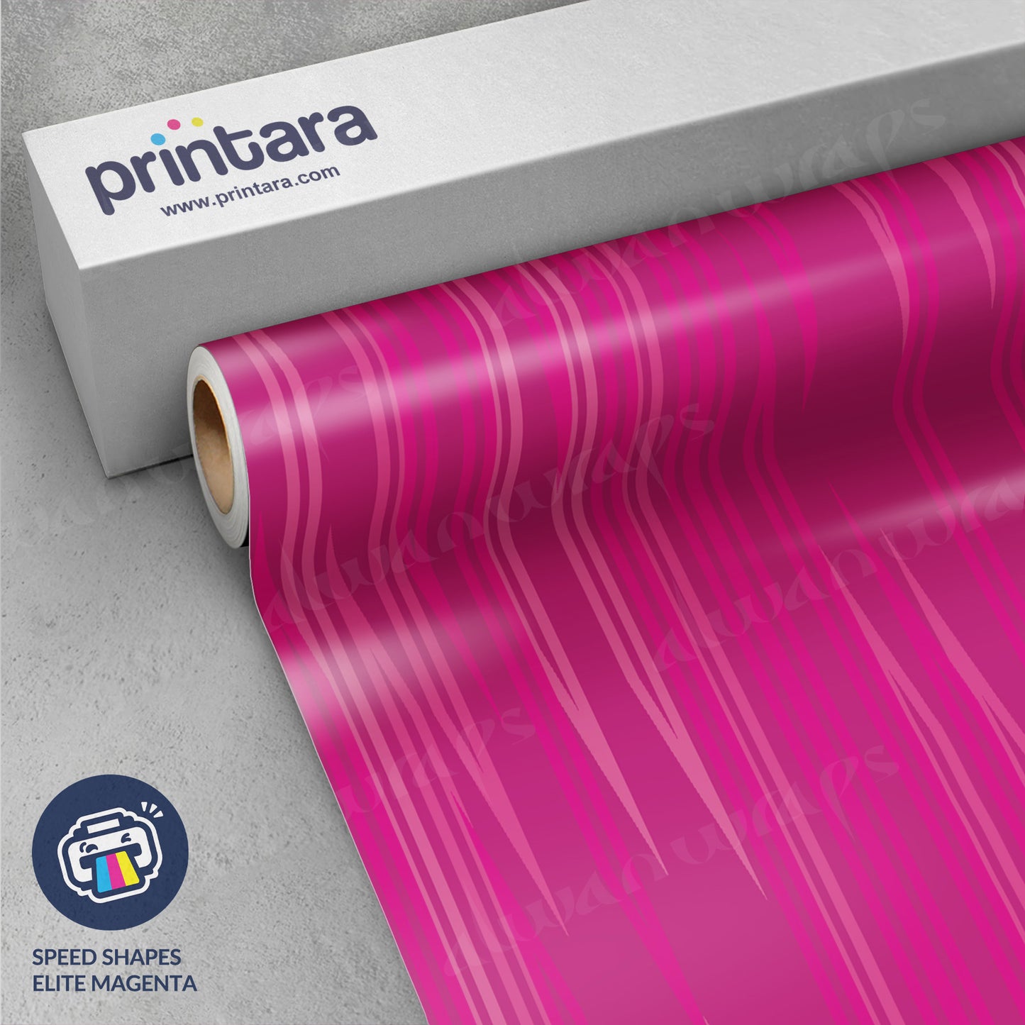 Speed Shapes Elite Magenta Vinyl Wrap