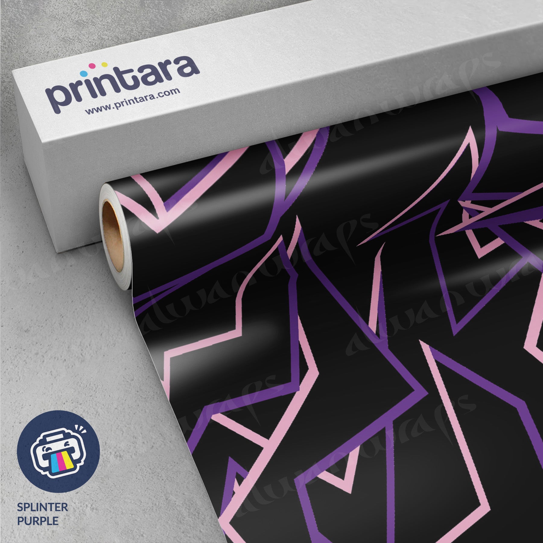 Splinter Purple Vinyl Wrap