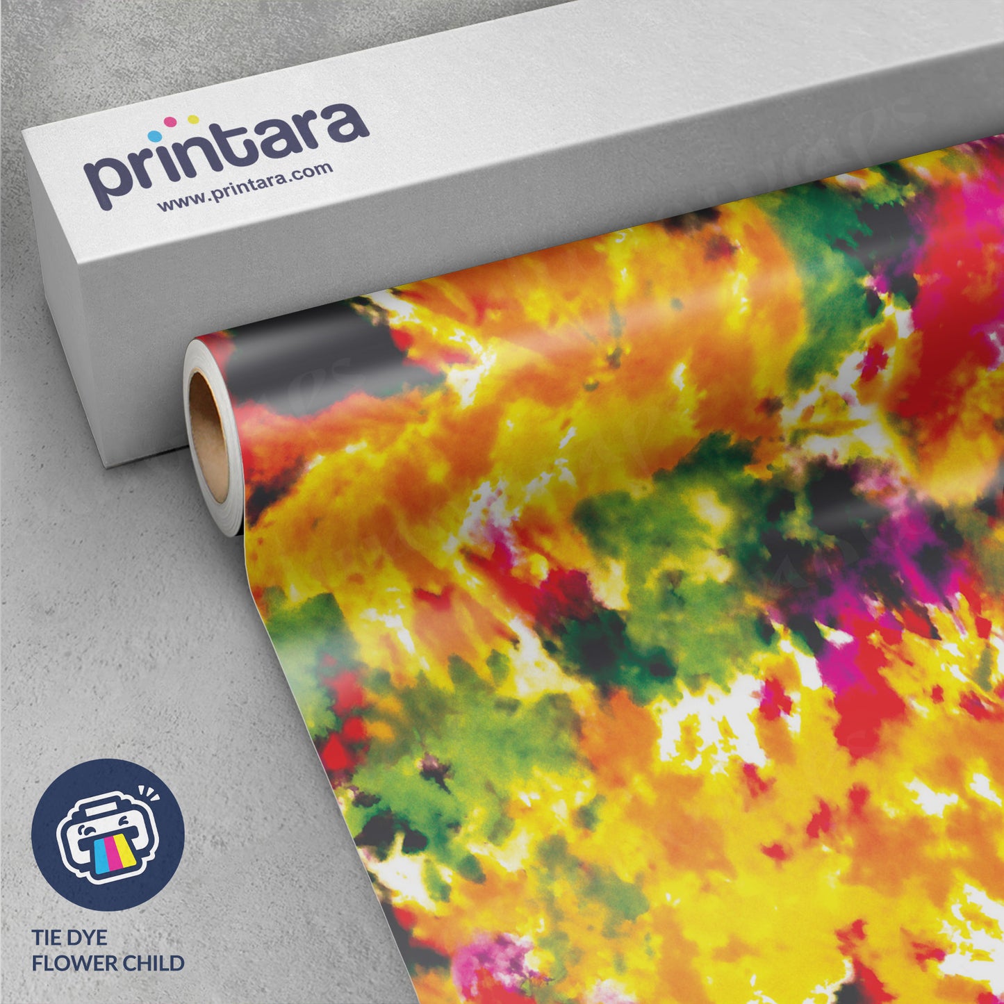 Tie Dye Flower Child Vinyl Wrap