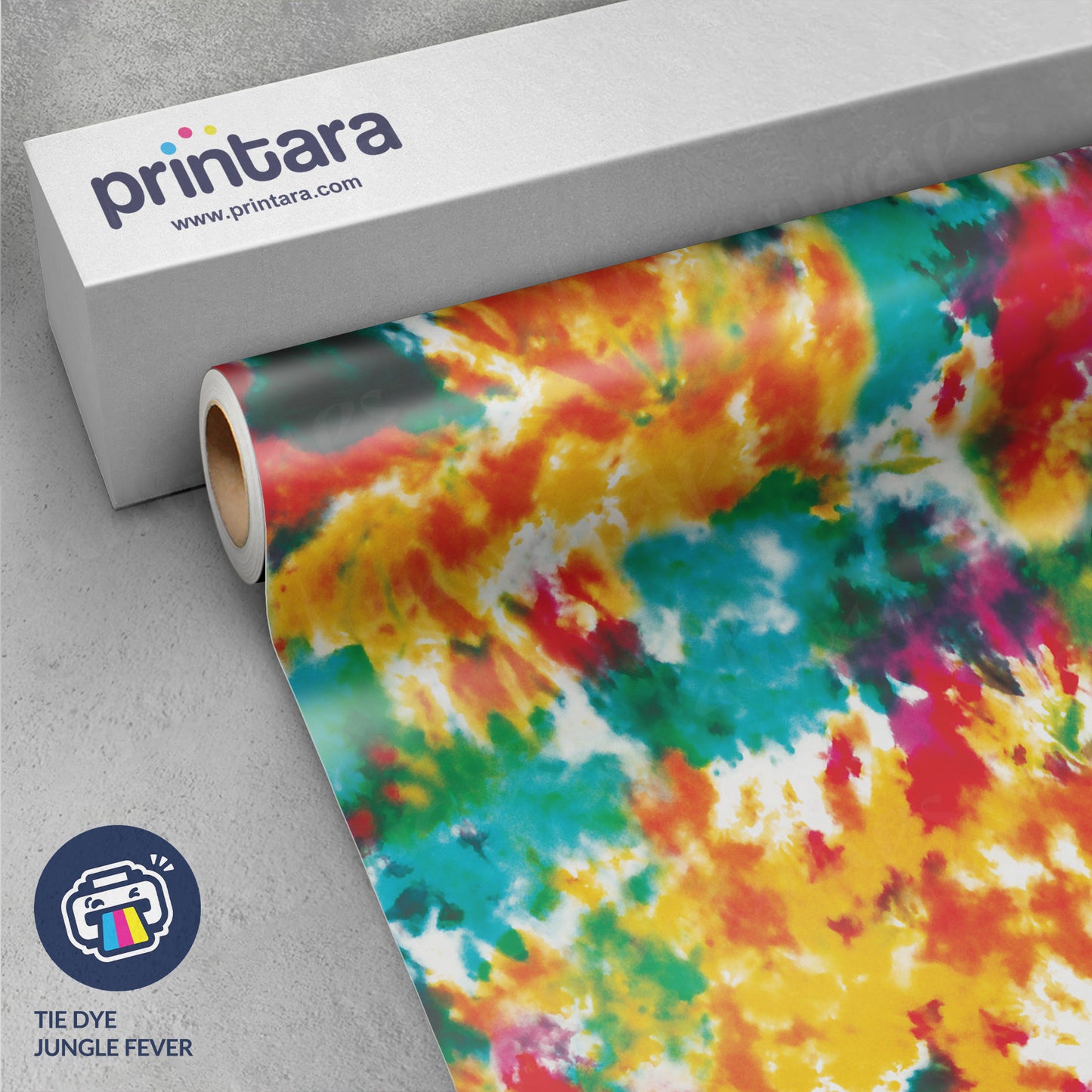 Tie Dye Jungle Fever Vinyl Wrap