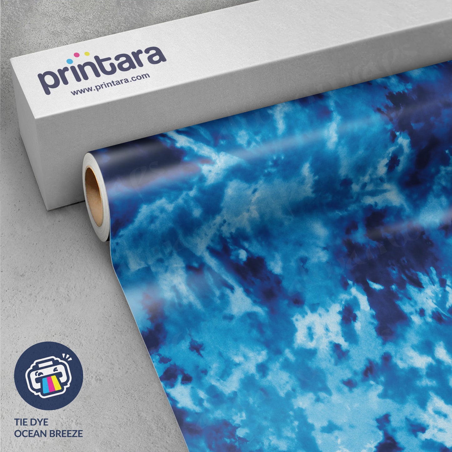 Tie Dye Ocean Breeze Vinyl Wrap