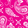 Magenta & White Printara Large Bandana Magenta & White Vinyl Wrap