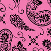 Pink & Black Printara Large Bandana Pink & Black Vinyl Wrap