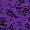 Purple & Black Printara Large Bandana Purple & Black Vinyl Wrap