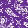 Purple & White Printara Large Bandana Purple & White Vinyl Wrap