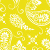 Yellow & White Printara Large Bandana Yellow & White Vinyl Wrap