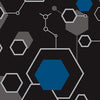 Blue Printara Hex DNA Blue Vinyl Wrap