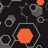 Orange Printara Hex DNA Orange Vinyl Wrap