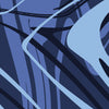 Blue Urban Night Printara Liquid Smoke Blue Urban Night Vinyl Wrap