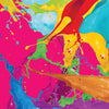 Magenta Printara Paint Splatter Magenta Vinyl Wrap