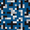 Blue Tiger Printara Jumbo Pixel Blue Tiger Vinyl Wrap