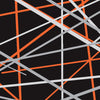 Orange Tiger Printara Scattered Lines Orange Tiger Vinyl Wrap