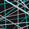 Tiffany Blue Tiger Printara Scattered Lines Tiffany Blue Tiger Vinyl Wrap