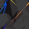 Elite Black Fire & Ice Printara Shattered Laser Elite Black Fire & Ice Vinyl Wrap