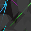 Elite Black Retro Printara Shattered Laser Elite Black Retro Vinyl Wrap