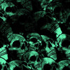 Aquamarine Printara Skull Aquamarine Vinyl Wrap