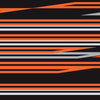 Orange Tiger Printara Speed Shapes Orange Tiger Vinyl Wrap