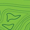 Green Printara Topographic Green Vinyl Wrap