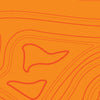 Orange Printara Topographic Orange Vinyl Wrap