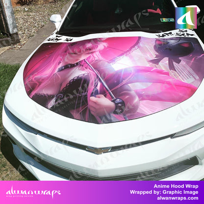 anime hood wrap