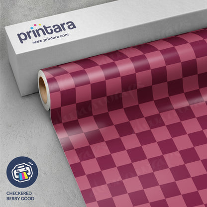 Checkered Berry Good Vinyl Wrap