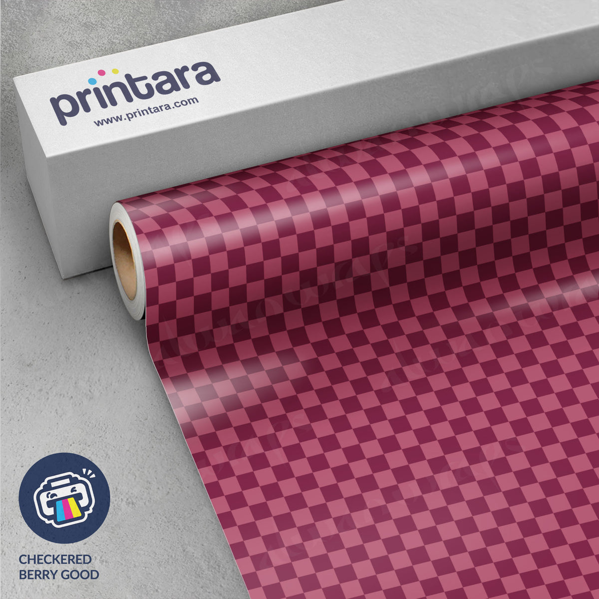 Checkered Berry Good Vinyl Wrap