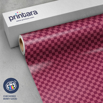 Checkered Berry Good Vinyl Wrap