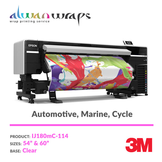 3M IJ180MC-114 Printable Clear Vinyl Wrap Film