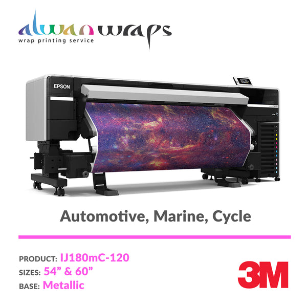 Printable Metallic Vinyl - 3M | Alwan Wraps