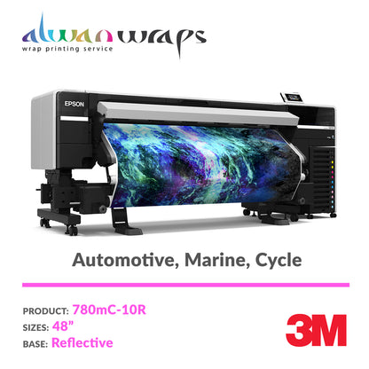 3M 780MC-10R Reflective Printable Vinyl Wrap Film