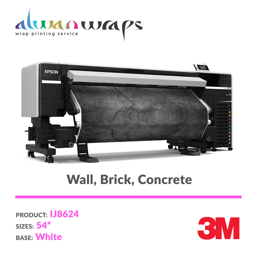 3M™ IJ8624 Scotchcal Graphic Vinyl for Textured Surfaces