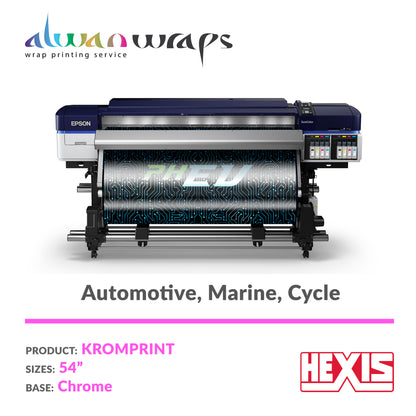 Printable Chrome Vinyl HEXIS Alwan Wraps