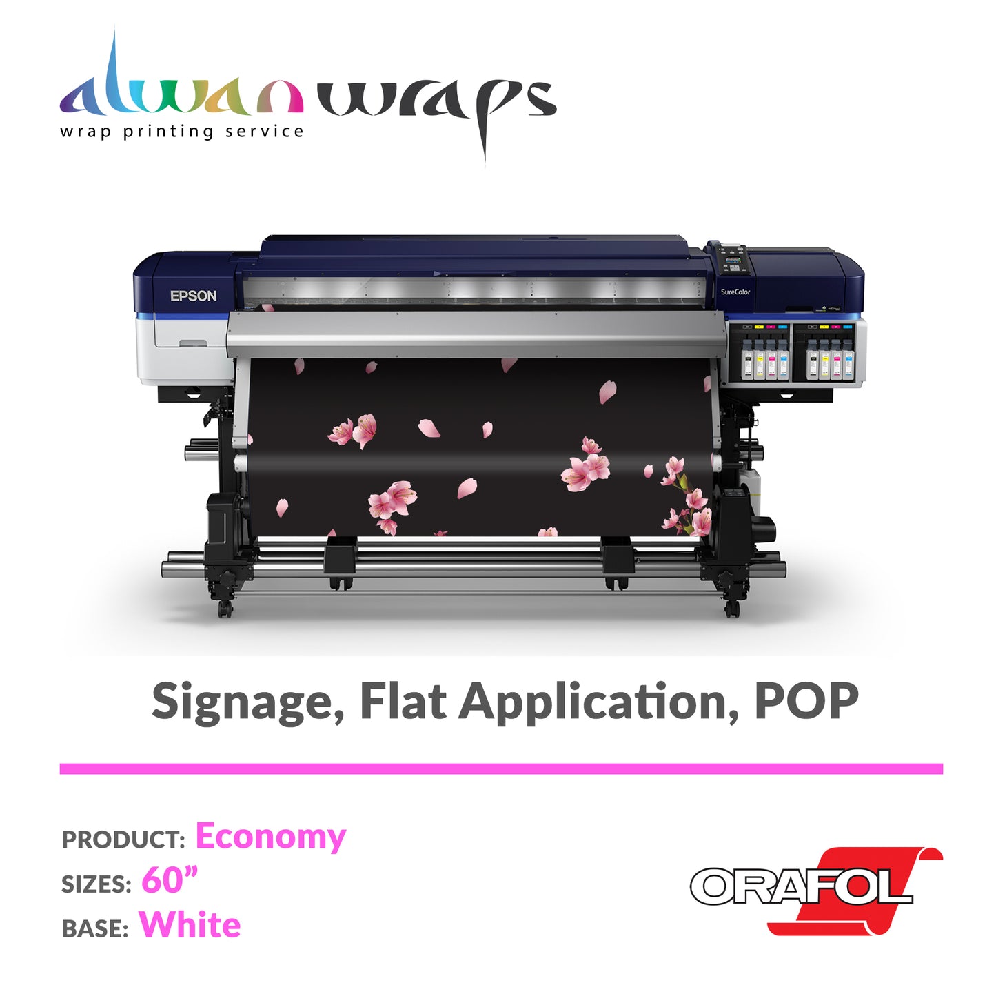 Orajet Economy Print Media with Rapid Air Release