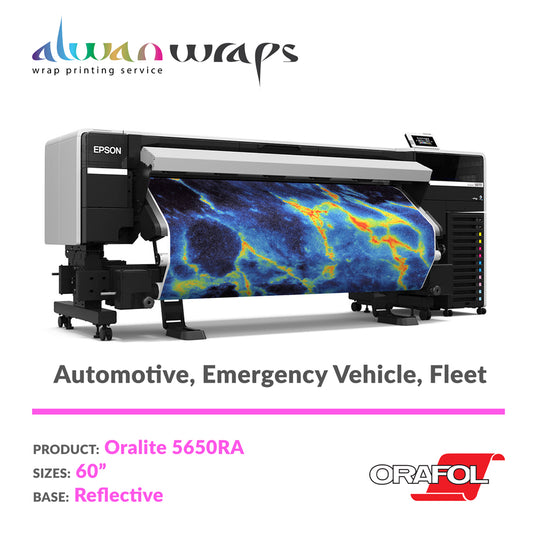 Orafol ORALITE 5650RA-60-010 Reflective Vinyl Wrap Film