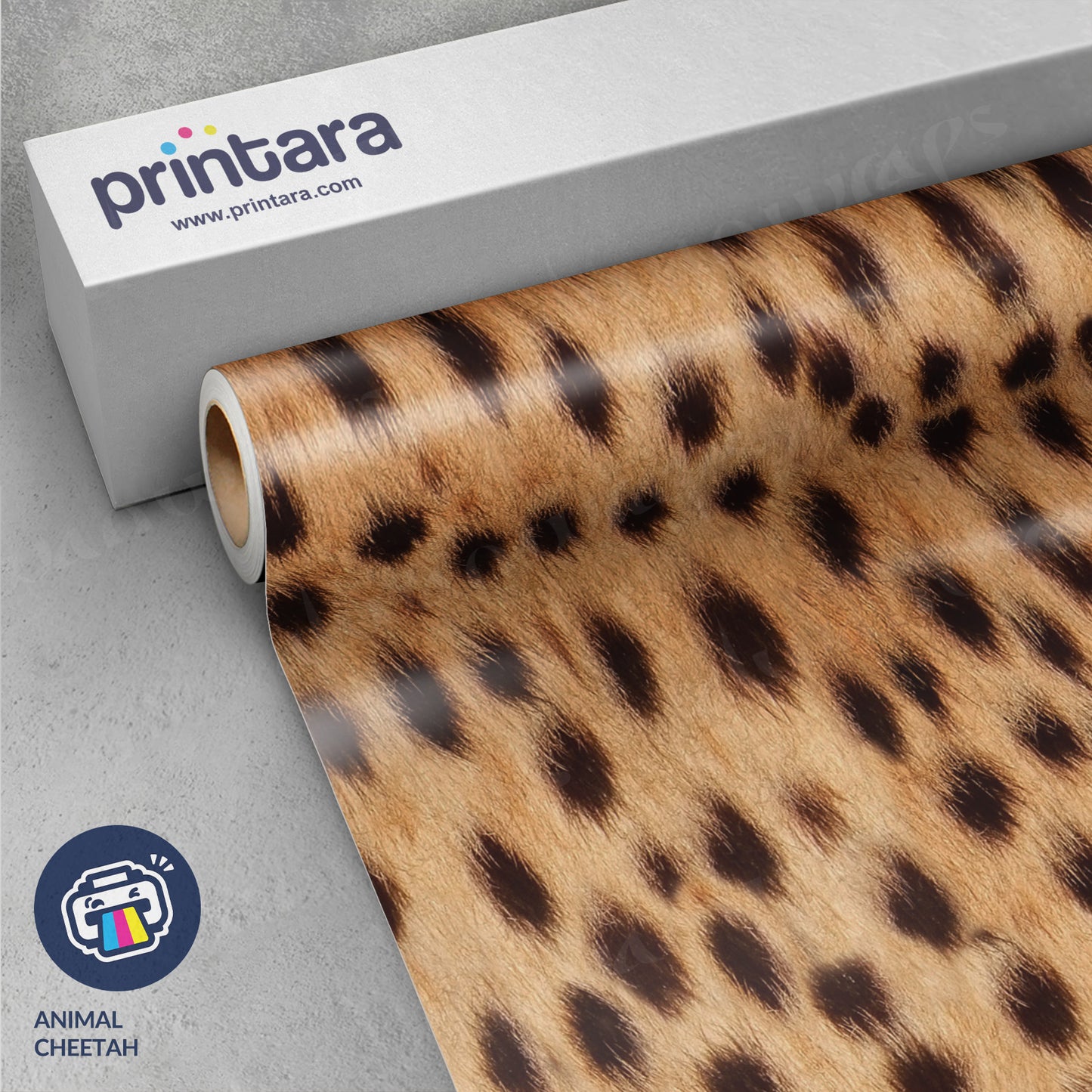 Printara Animal Print Cheetah Vinyl Wrap